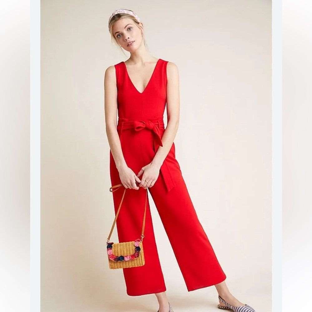 Anthropologie Cathy Structured Jumpsuit | XS - Picture 3 of 7
